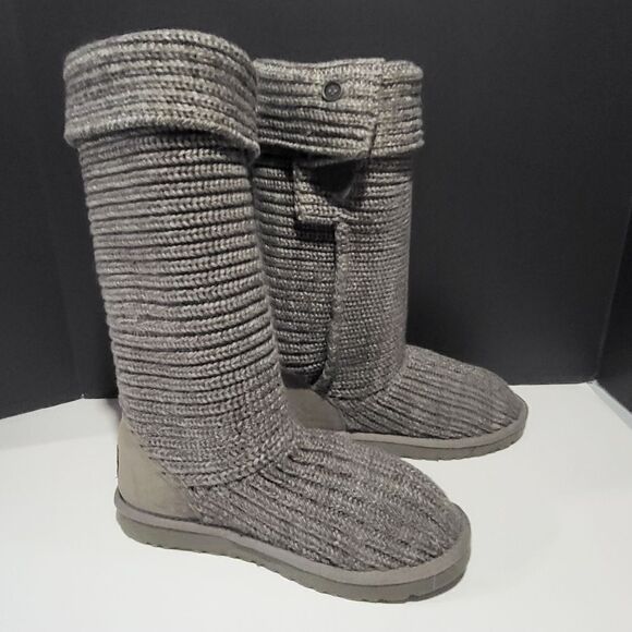 Ugg Gray Tall Booties - Picture 3 of 8